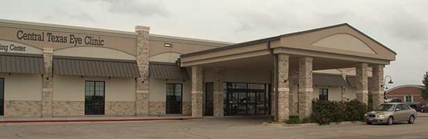 front of Central Texas Eye Clinic